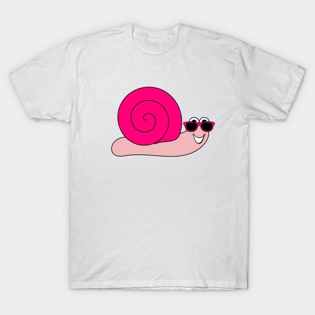 Cute Snail T-Shirt by SandraKC